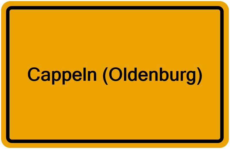 Handelsregisterauszug Cappeln (Oldenburg)